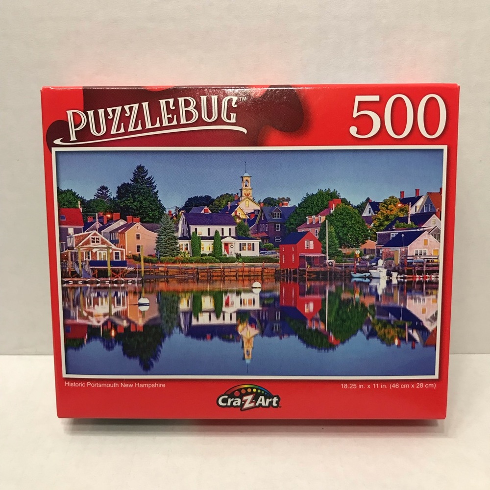 🌸$4🌸 Historic Portsmouth, NH puzzle 500 pieces Puzzlebug 18.25”x11”